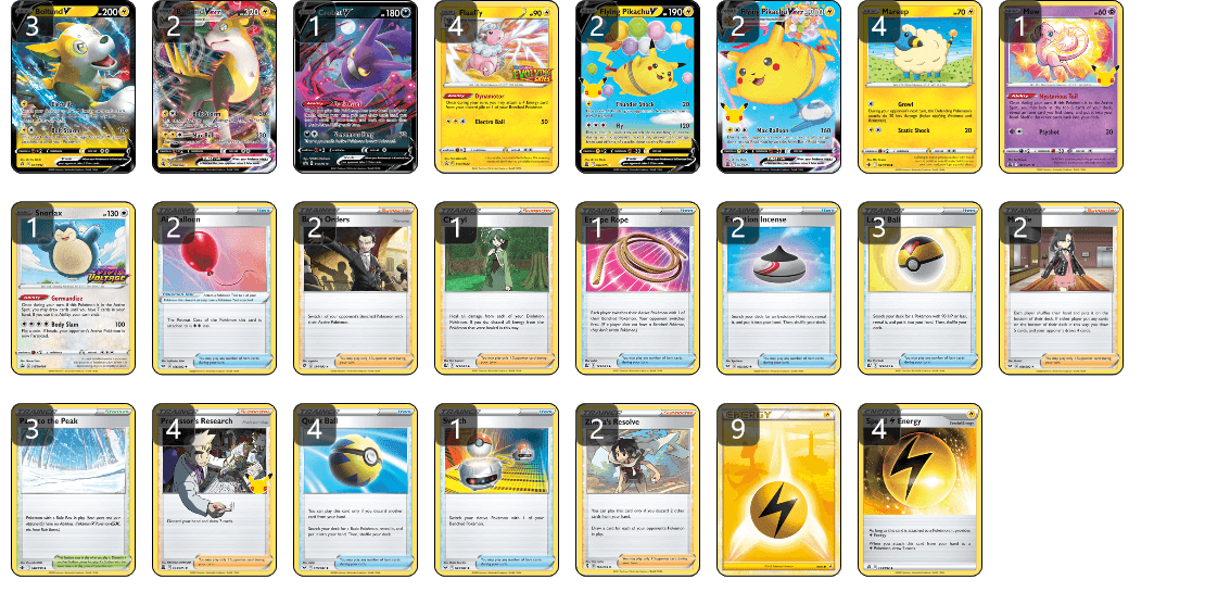 Boltund VMAX/Flying Pikachu VMAX deck Up and Up! PokemonCard